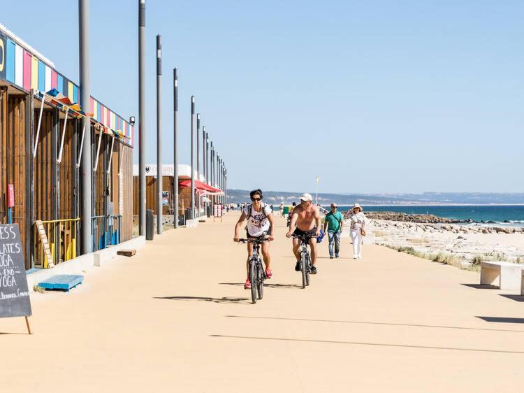 Capitan Beach House Costa de Caparica Exteriör bild